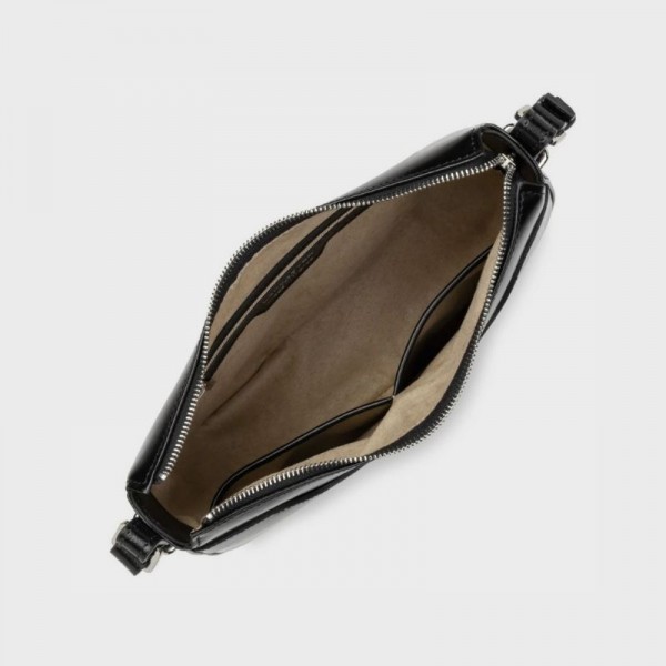 Lancaster- Sac demi-lune en cuir...