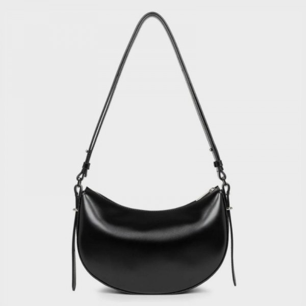 Lancaster- Sac demi-lune en cuir...