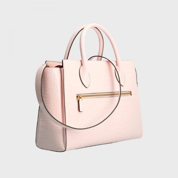 Guess - Sac à main Enisa imprimé Croco