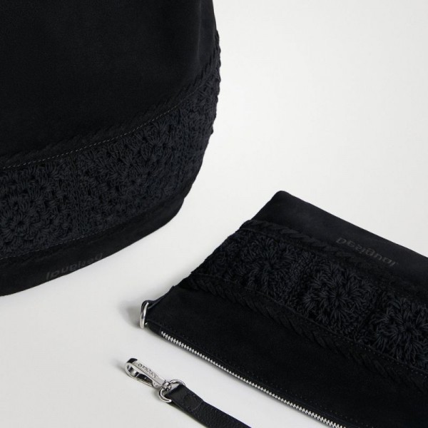 Desigual - Sac porté épaule en cuir... Desigual - Sac porté épaule en cuir...