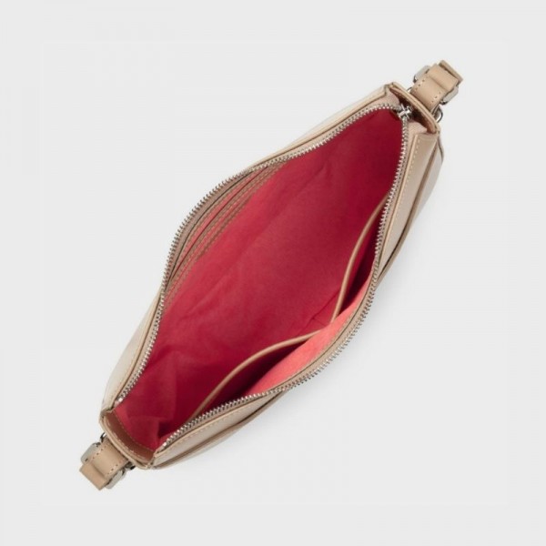 Lancaster- Sac demi-lune en cuir...