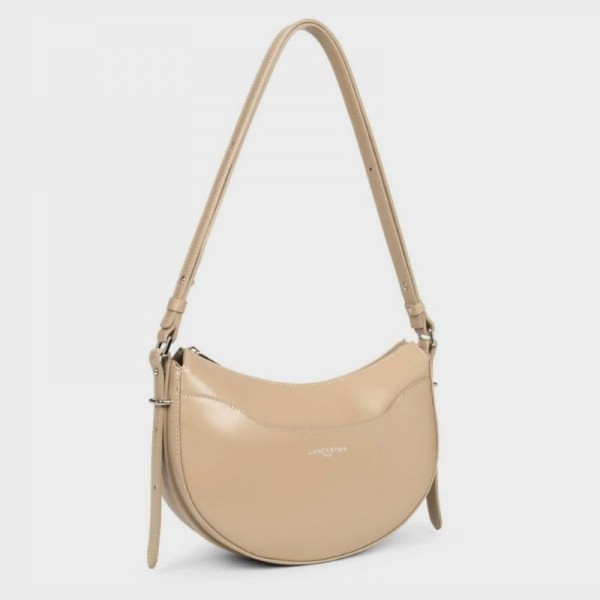Lancaster- Sac demi-lune en cuir...