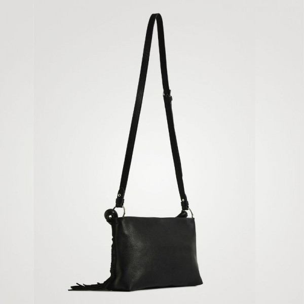 Desigual - Sac à franges en cuir...