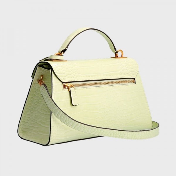 Guess - Sac à main Enisa imprimé croco