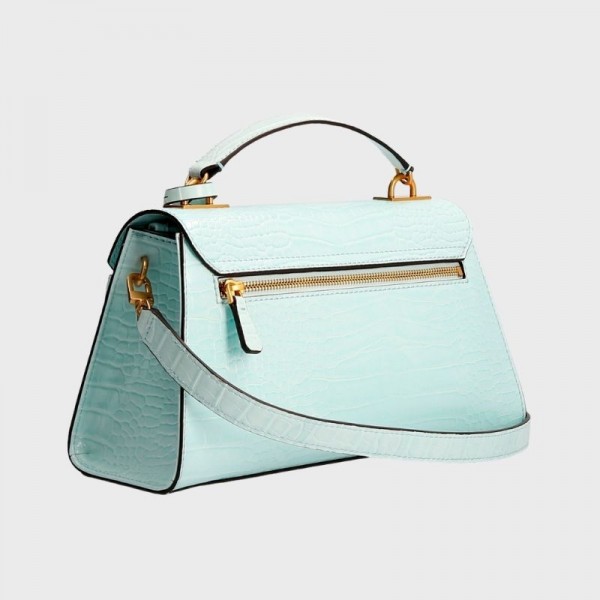 Guess - Sac à main Enisa imprimé croco