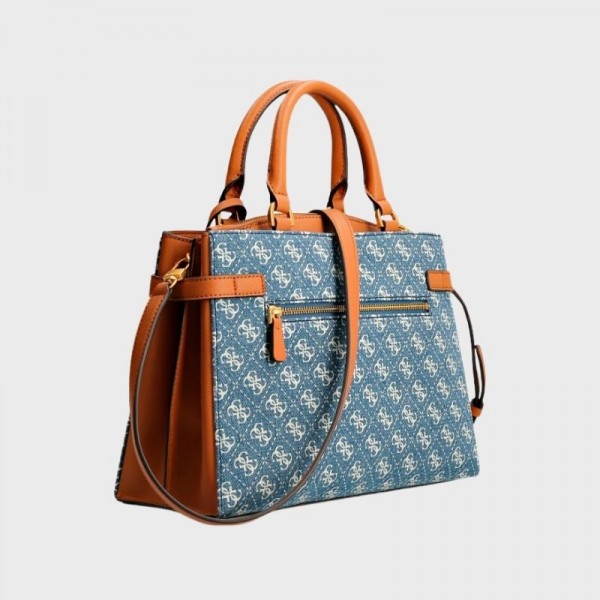 Guess - Sac à main Zadie denim