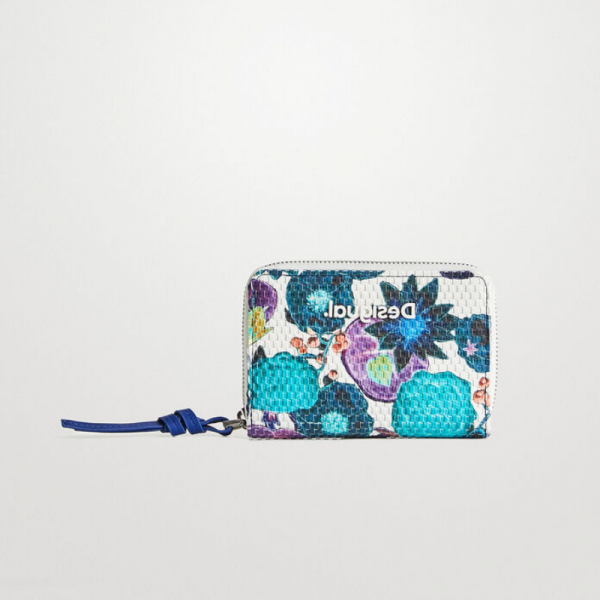 Porte monnaie tressé floral Desigual 22sayp18