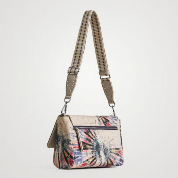 Desigual - Sac bandoulière en coton...