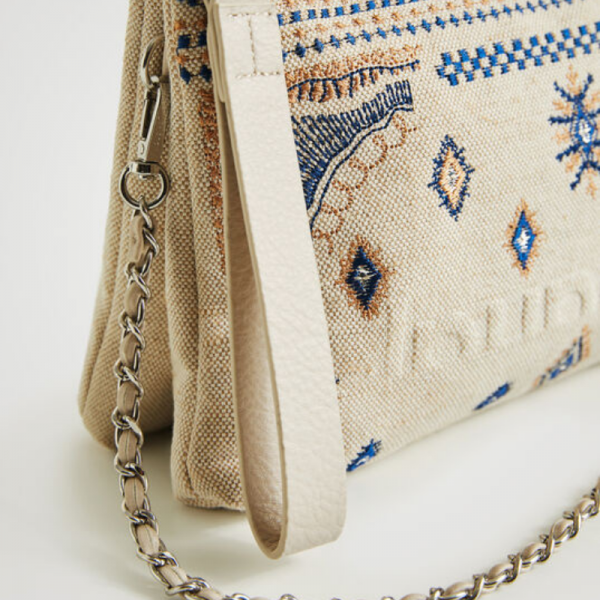Desigual - Sac bandoulière ethnique...