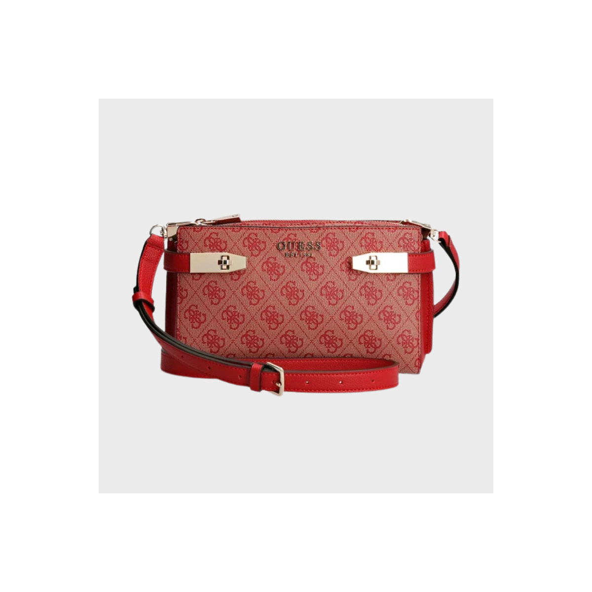 Sac bandouli re Zadie logo Guess Pecari