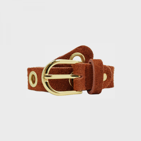 Ceinture en cuir longue à nouer