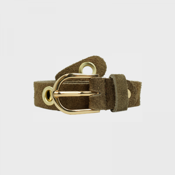 Ceinture en cuir longue à nouer