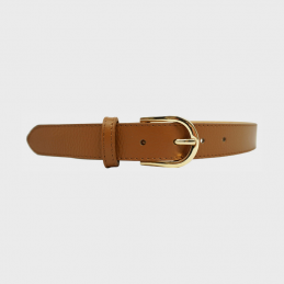 Ceinture simple en cuir pour femme