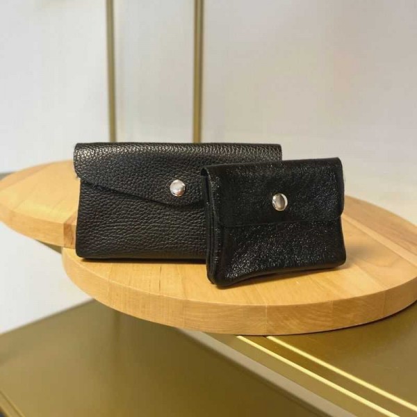 Anais - Porte monnaie à pression en... Anais - Porte monnaie à pression en...