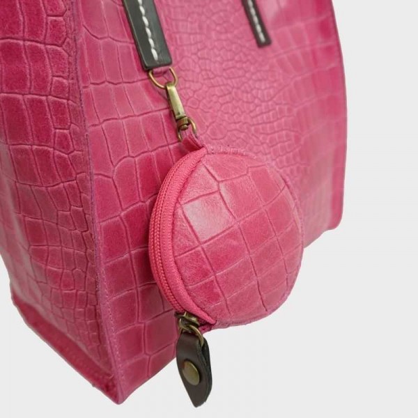 Anais - Petit cabas en cuir façon...