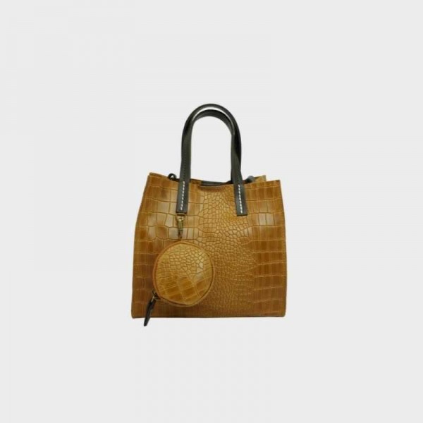 Anais - Petit cabas en cuir façon...