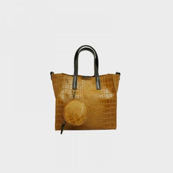 Anais - Petit cabas en cuir façon...