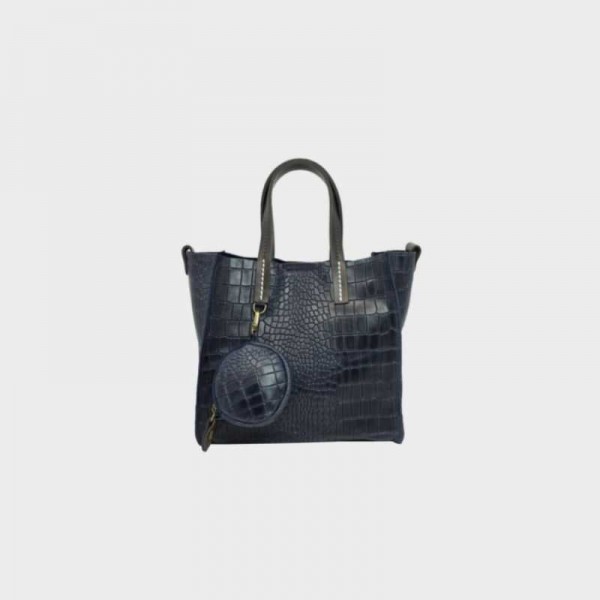 Anais - Petit cabas en cuir façon...