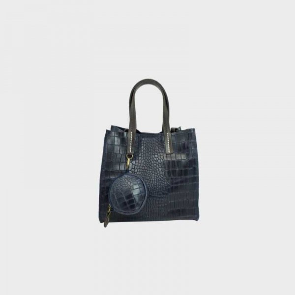 Anais - Petit cabas en cuir façon...