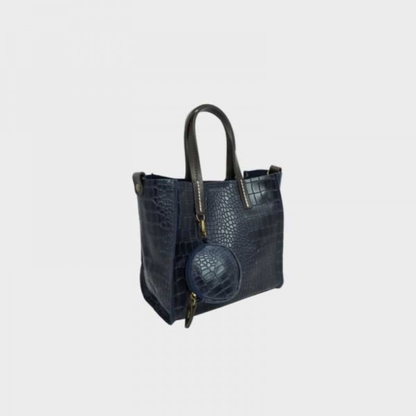 Anais - Petit cabas en cuir façon...