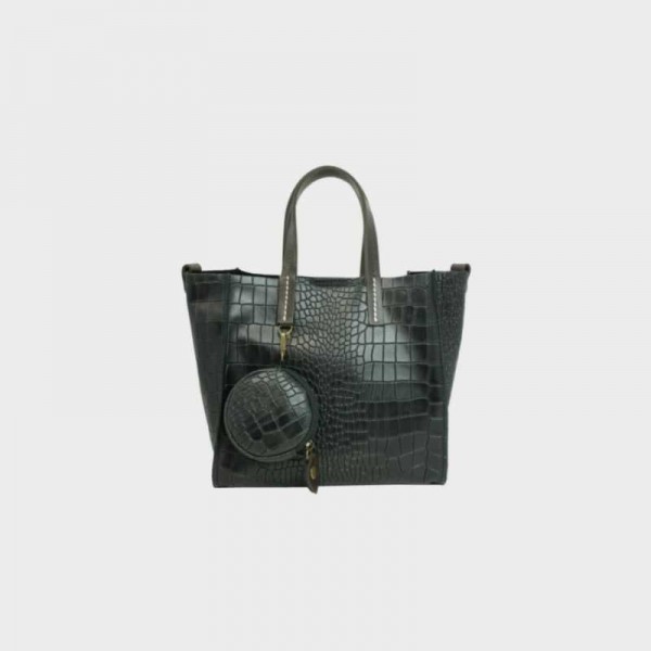 Anais - Petit cabas en cuir façon...