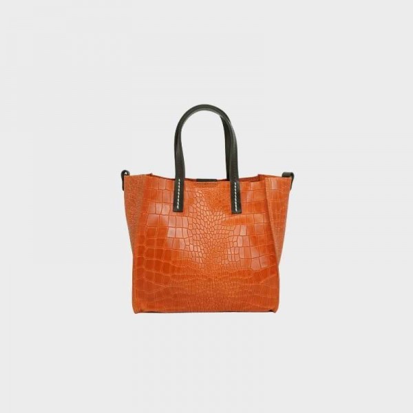 Anais - Petit cabas en cuir façon...