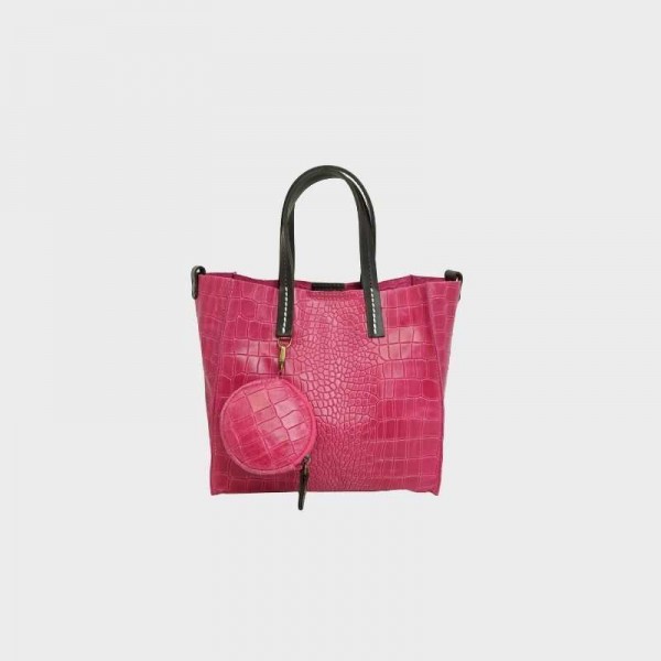 Anais - Petit cabas en cuir façon...