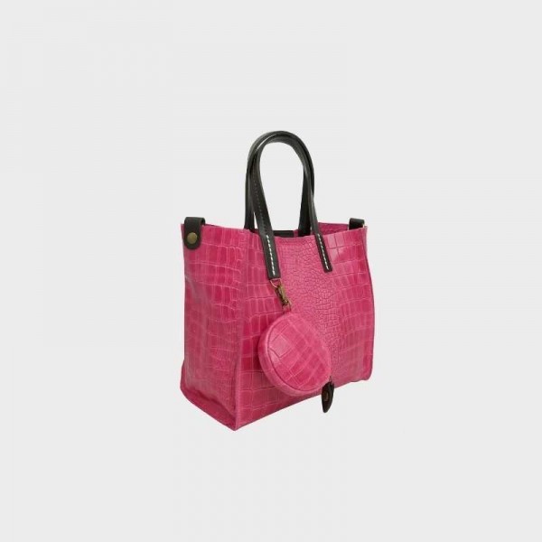 Anais - Petit cabas en cuir façon...