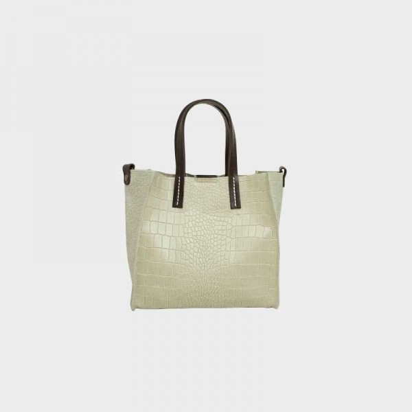 Anais - Petit cabas en cuir façon...