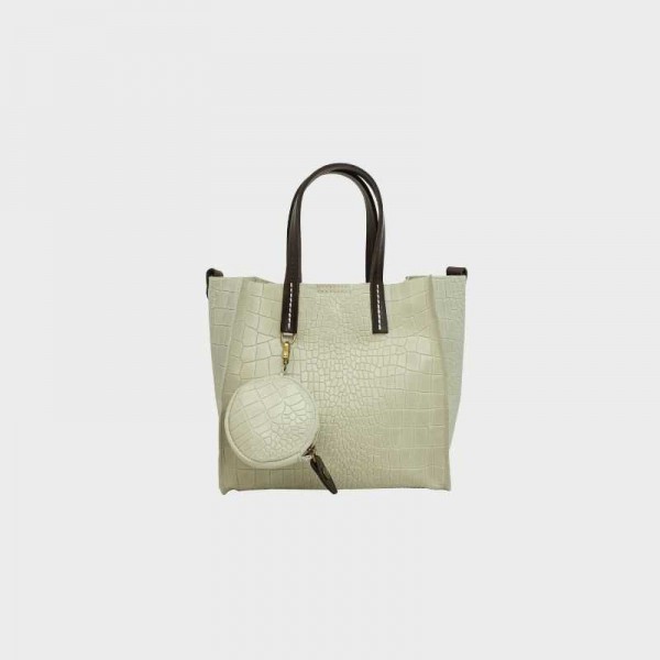 Anais - Petit cabas en cuir façon...