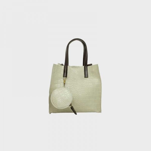 Anais - Petit cabas en cuir façon...