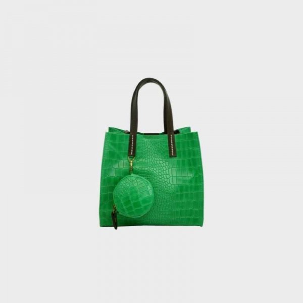 Anais - Petit cabas en cuir façon...