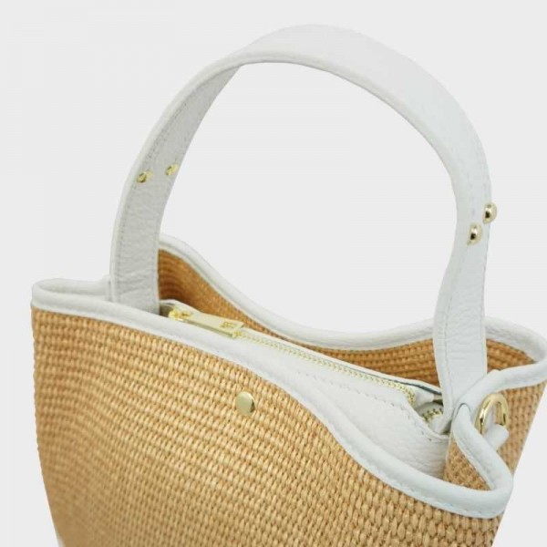 Anais - Panier en raphia Cassis Anais - Panier en raphia Cassis