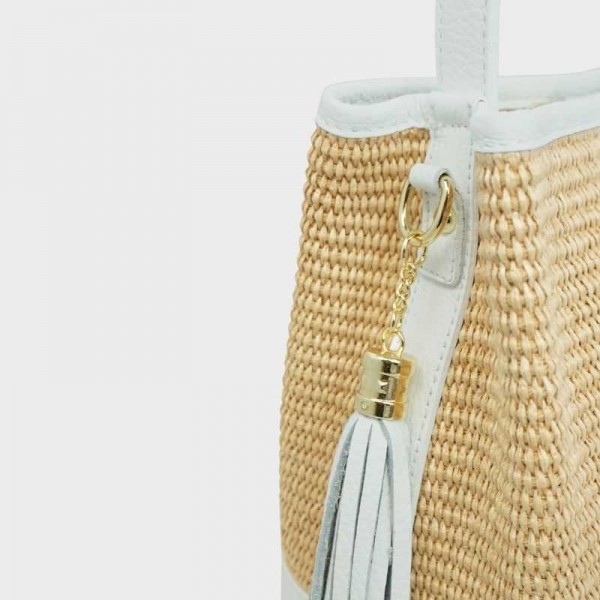 Anais - Panier en raphia Cassis Anais - Panier en raphia Cassis