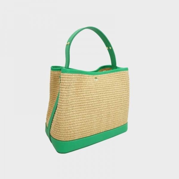 Anais - Panier en raphia Cassis