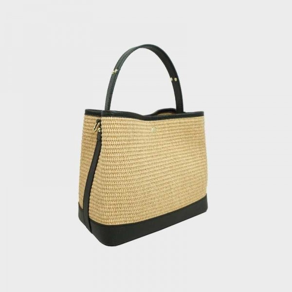 Anais - Panier en raphia Cassis Anais - Panier en raphia Cassis