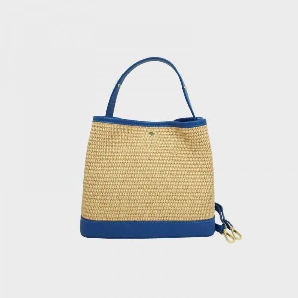 Anais - Panier en raphia Cassis