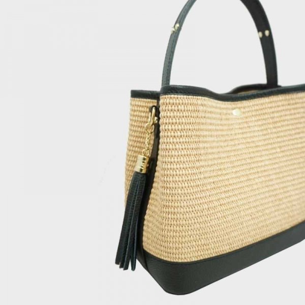 Anais - Panier en raphia Cassis Anais - Panier en raphia Cassis