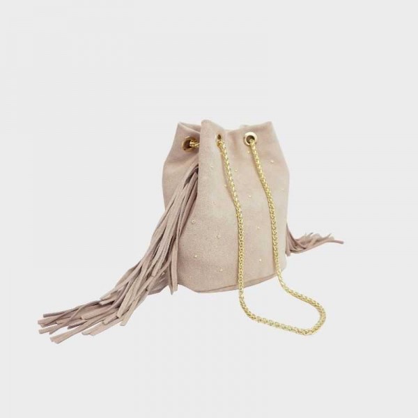 Sac seau croute de clearance cuir