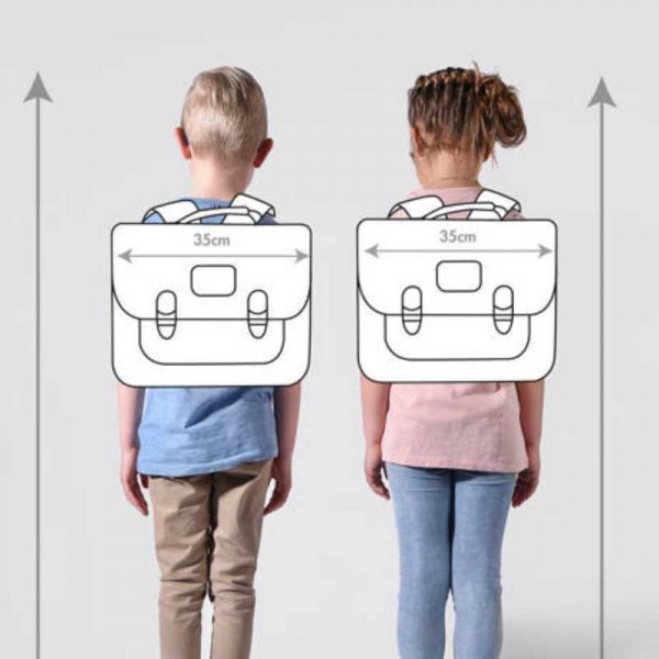 Caméléon - Cartable 35cm 2...