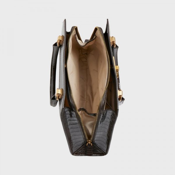 Guess - Sac à main Stephi imprimé Croco