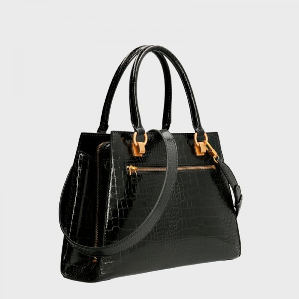 Guess - Sac à main Stephi imprimé Croco
