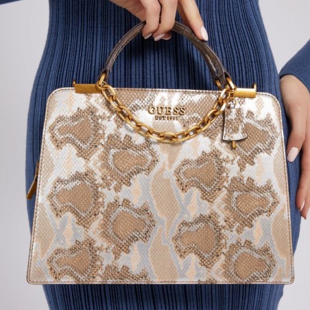 Sac à main python Kristel de la marque Guess