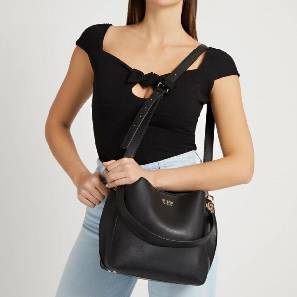 Sac porté épaule hobo Mia de la marque Guess