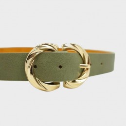 ceinture avec boucle doré pour femme 2