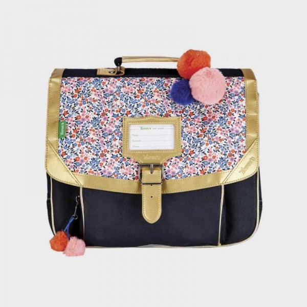 Cartable fleurs Antonia de la marque Tann's