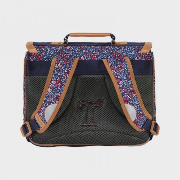 Tann's - Petit cartable Fleurs Marie... Tann's - Petit cartable Fleurs Marie...