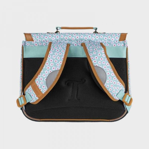 Tann's - Petit cartable fleurs Pia 35cm Tann's - Petit cartable fleurs Pia 35cm