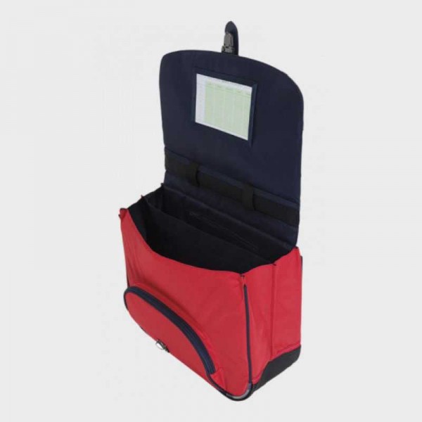 Tann's - Cartable moyen Maé rouge 38cm Tann's - Cartable moyen Maé rouge 38cm