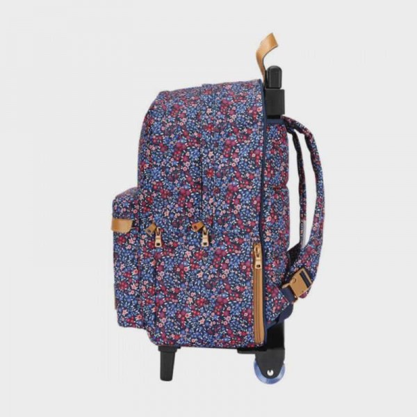 Tann's - Sac à dos trolley fleurs Marie Tann's - Sac à dos trolley fleurs Marie